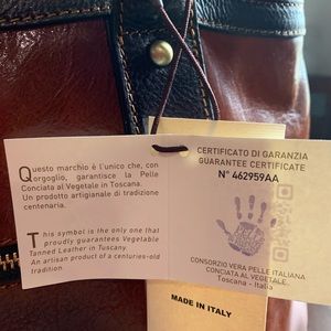 New Firenze leather purse. Made in Italy